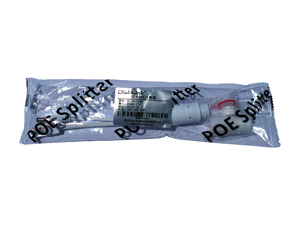 DL-4812MINI 防水POE分离器 